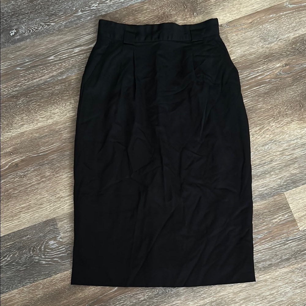 Rafaella Vintage Black Pencil Skirt